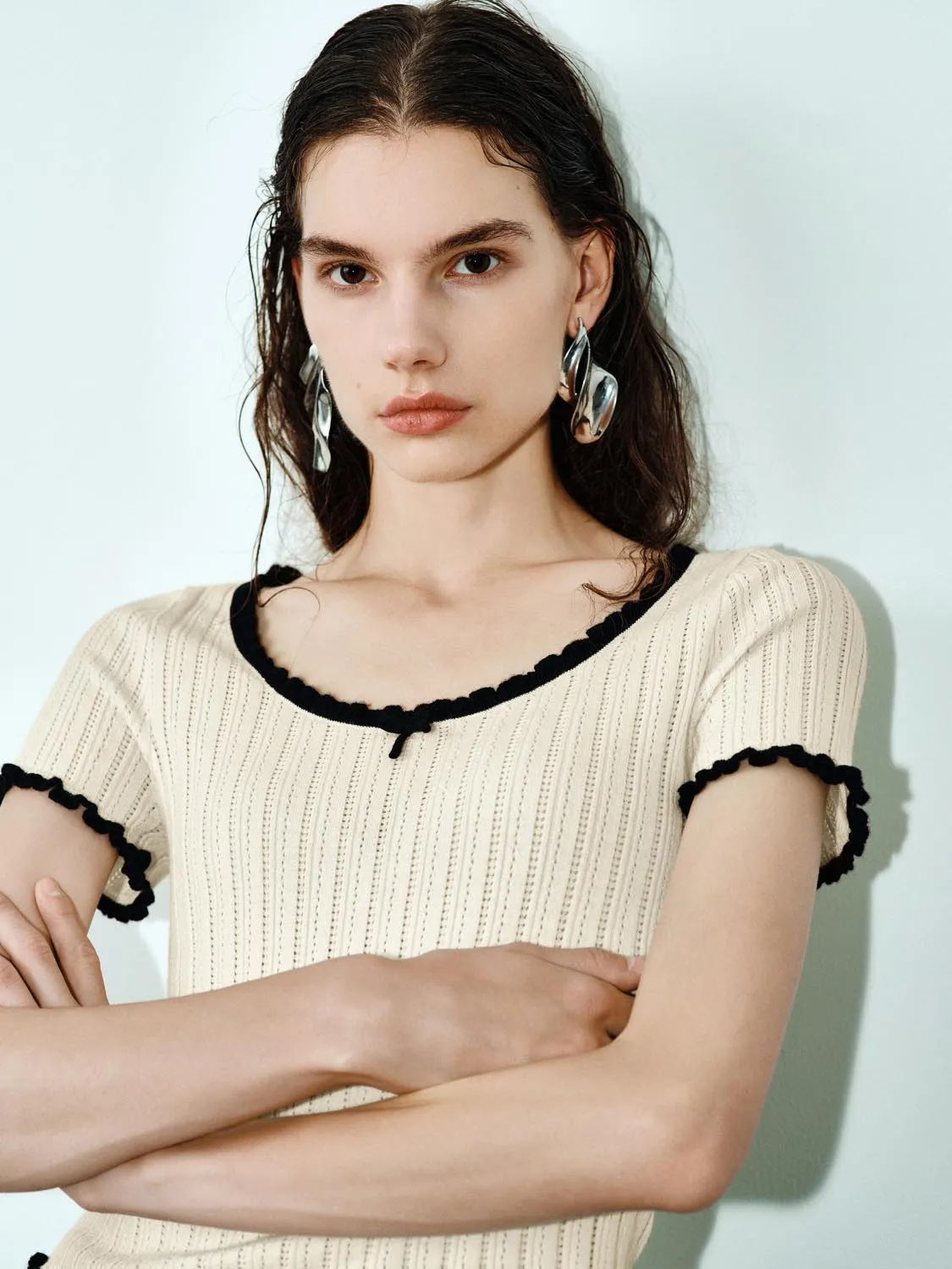 Knitted T-Shirts sold by Urban Revivo product image thumbnail 3