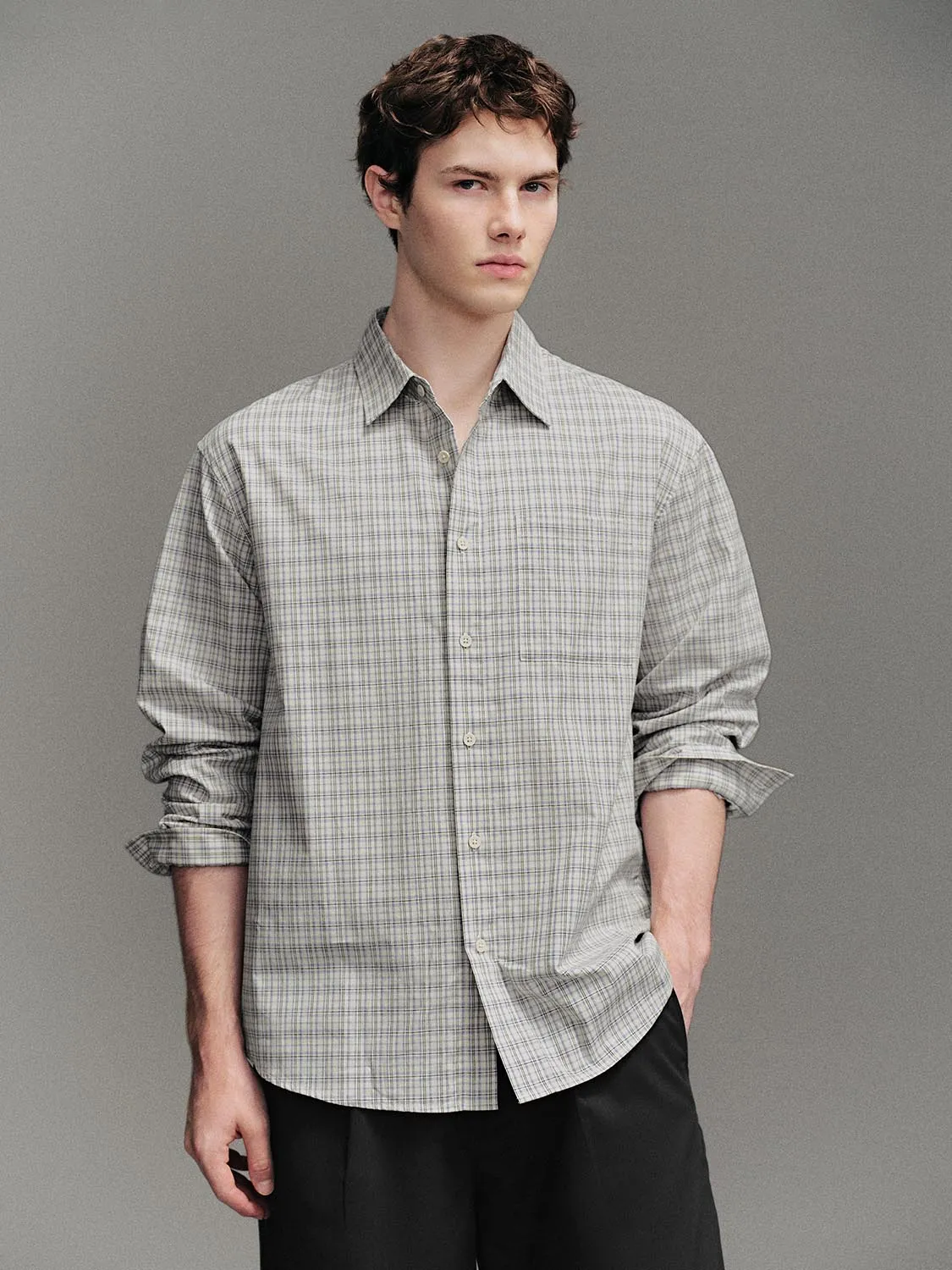 Plaid Long Sleeve Shirts sold by Urban Revivo
