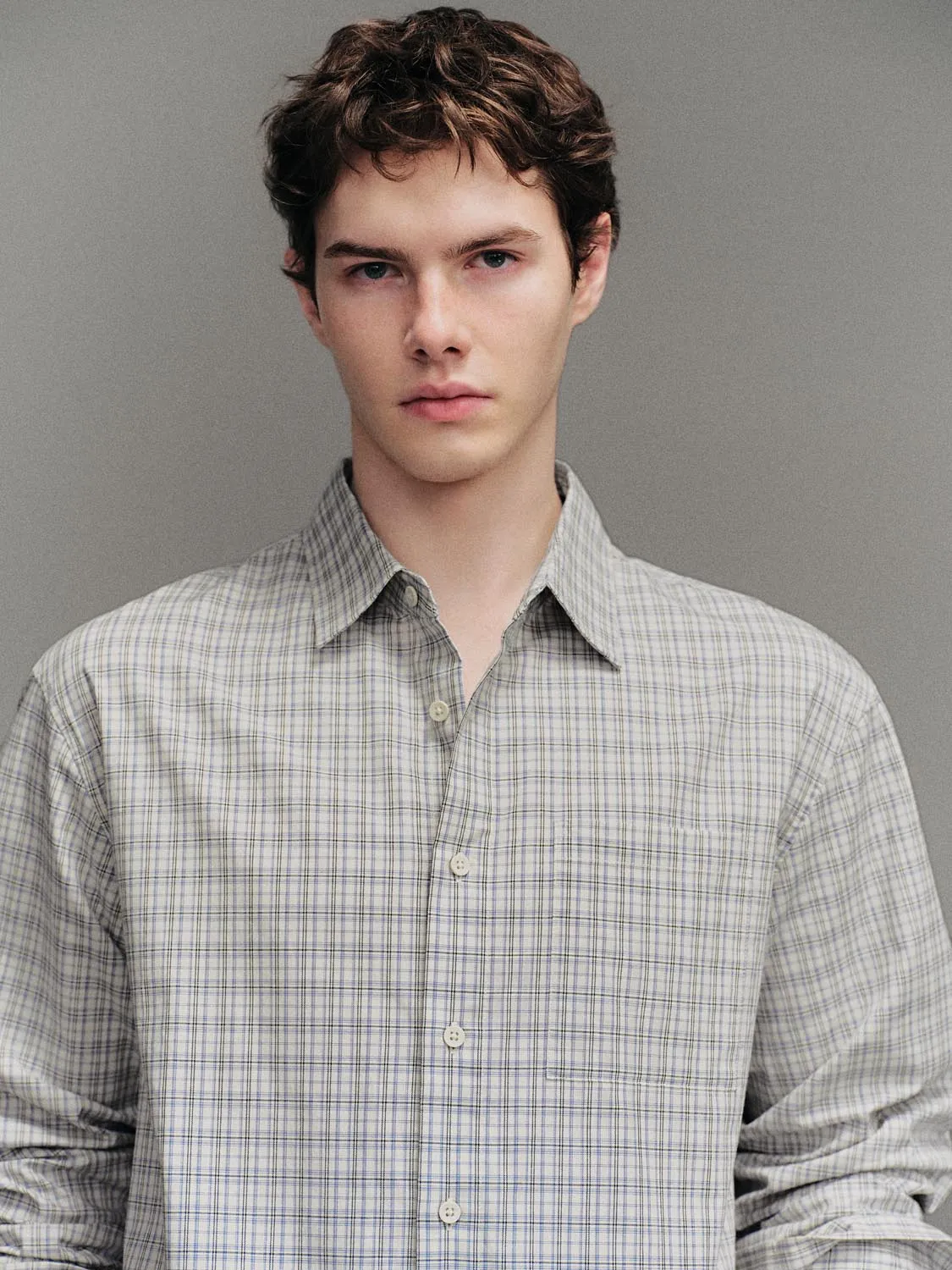 Plaid Long Sleeve Shirts sold by Urban Revivo product image thumbnail 3