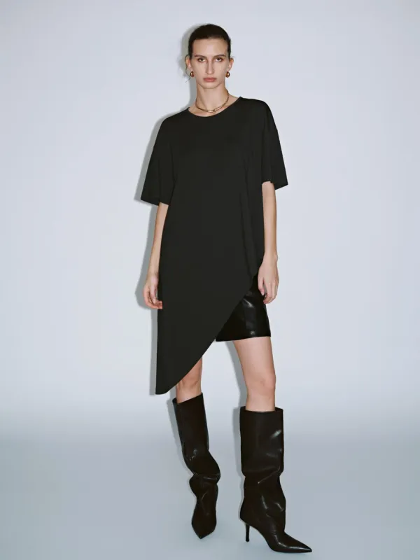 Irregular Hem T-Shirts sold by Urban Revivo