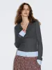 2 In 1 Knitted T-Shirts - SUGGY sold by Urban Revivo