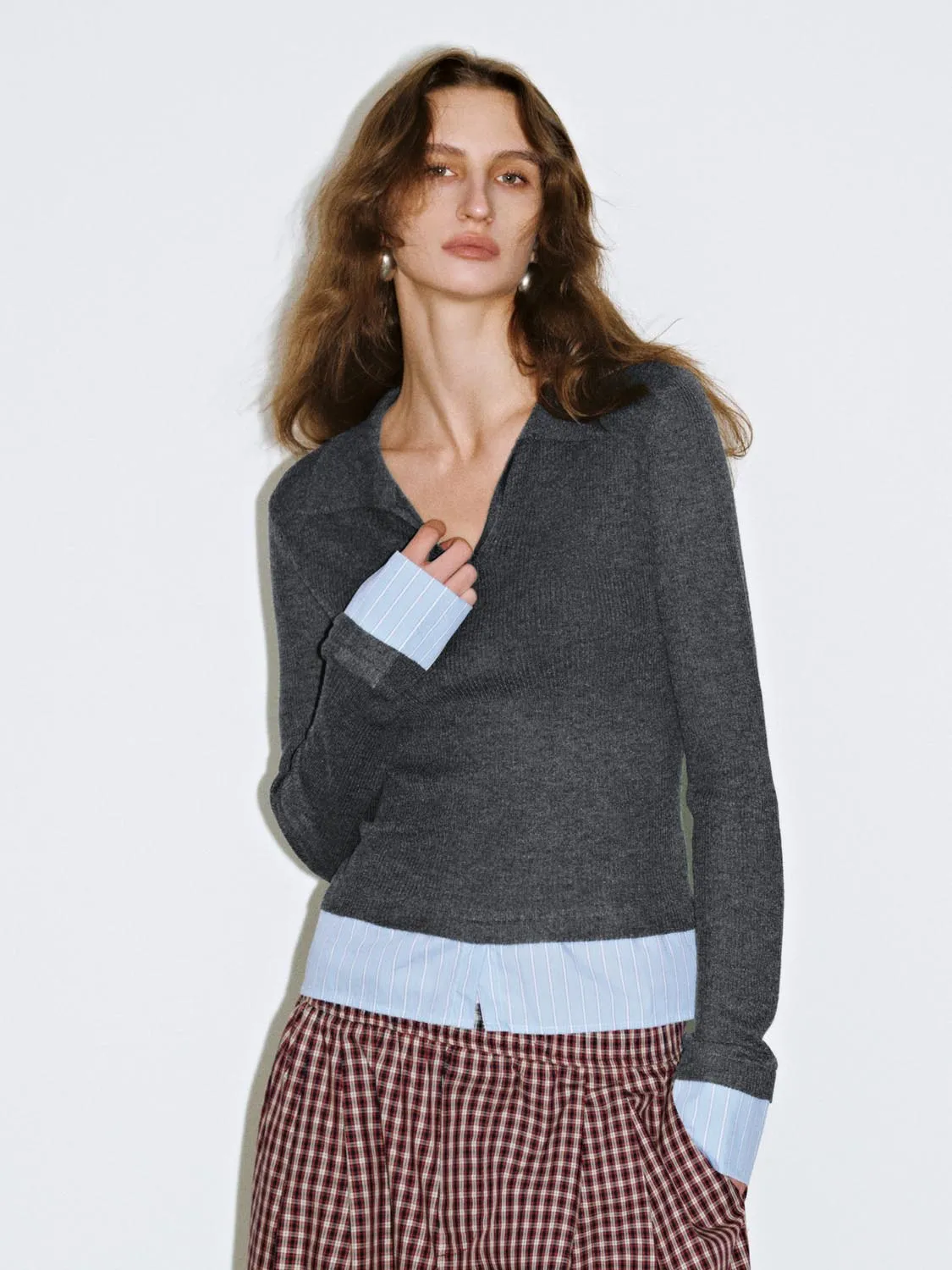 2 In 1 Knitted T-Shirts sold by Urban Revivo