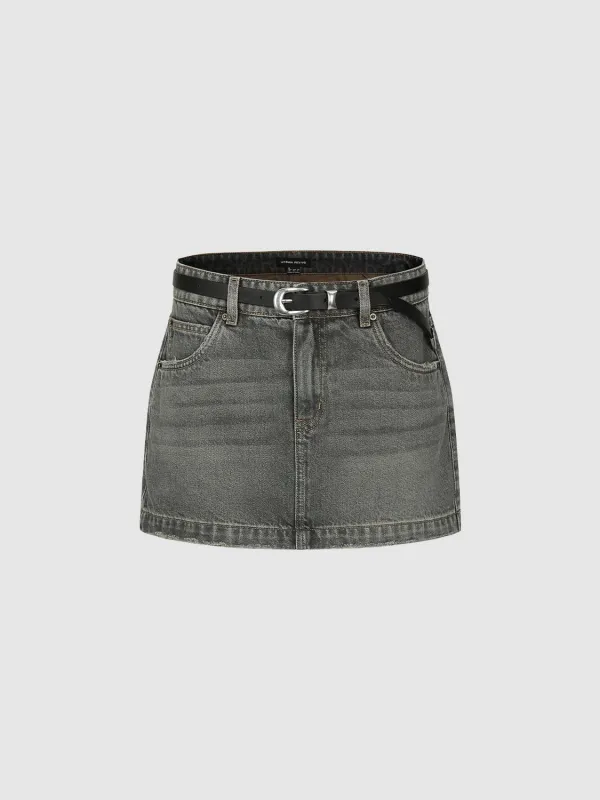 Denim Mini Skirts sold by Urban Revivo