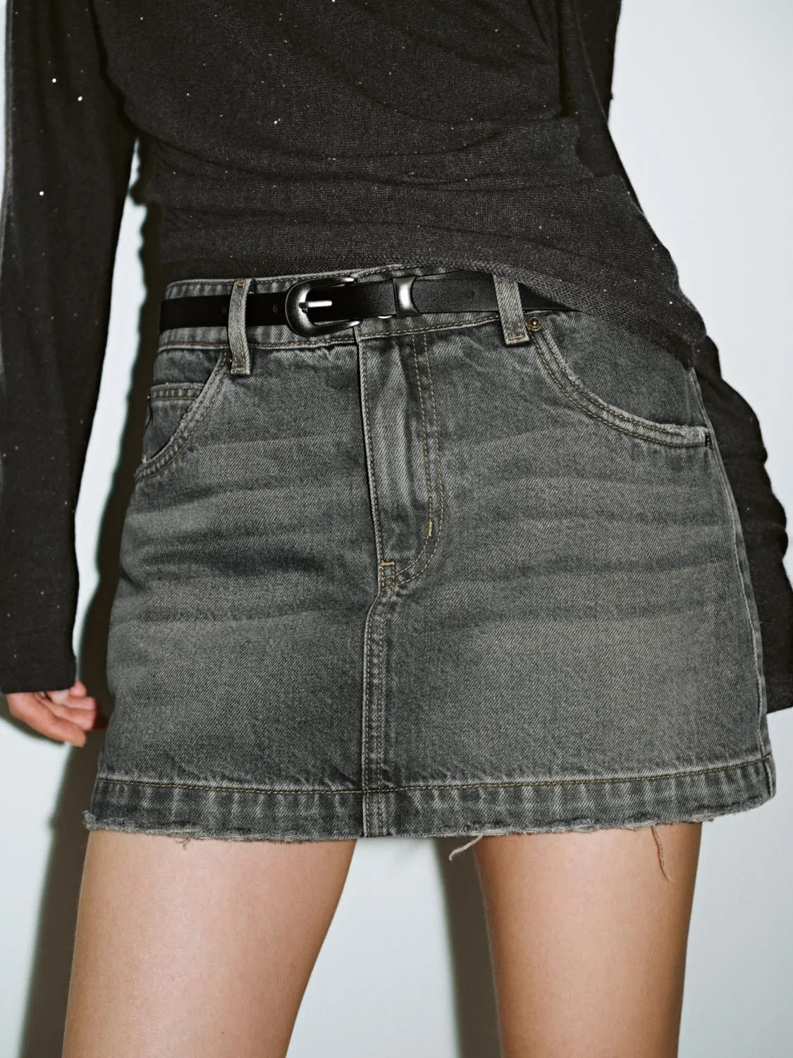 Denim Mini Skirts sold by Urban Revivo product image thumbnail 5