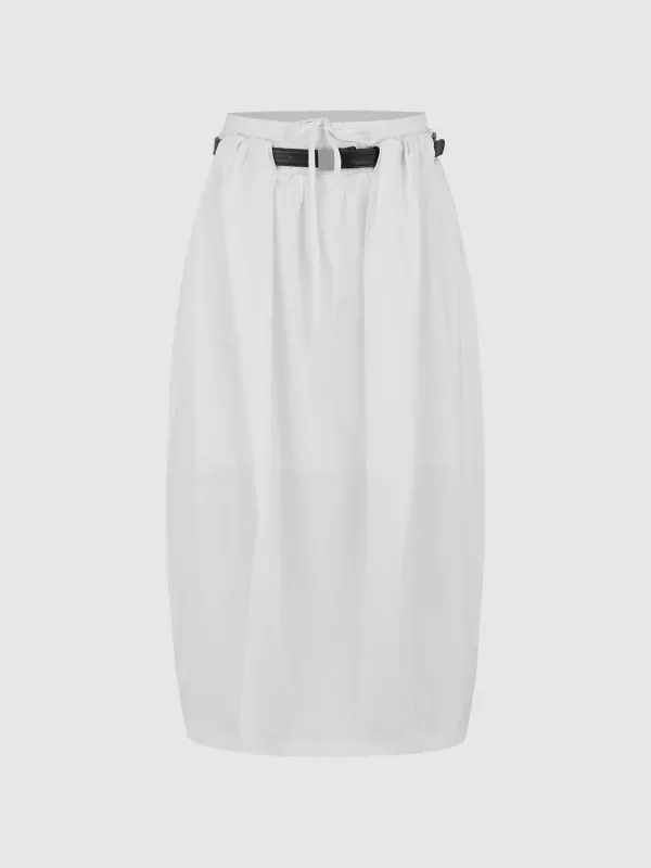 Belted Balloon Skirts sold by Urban Revivo