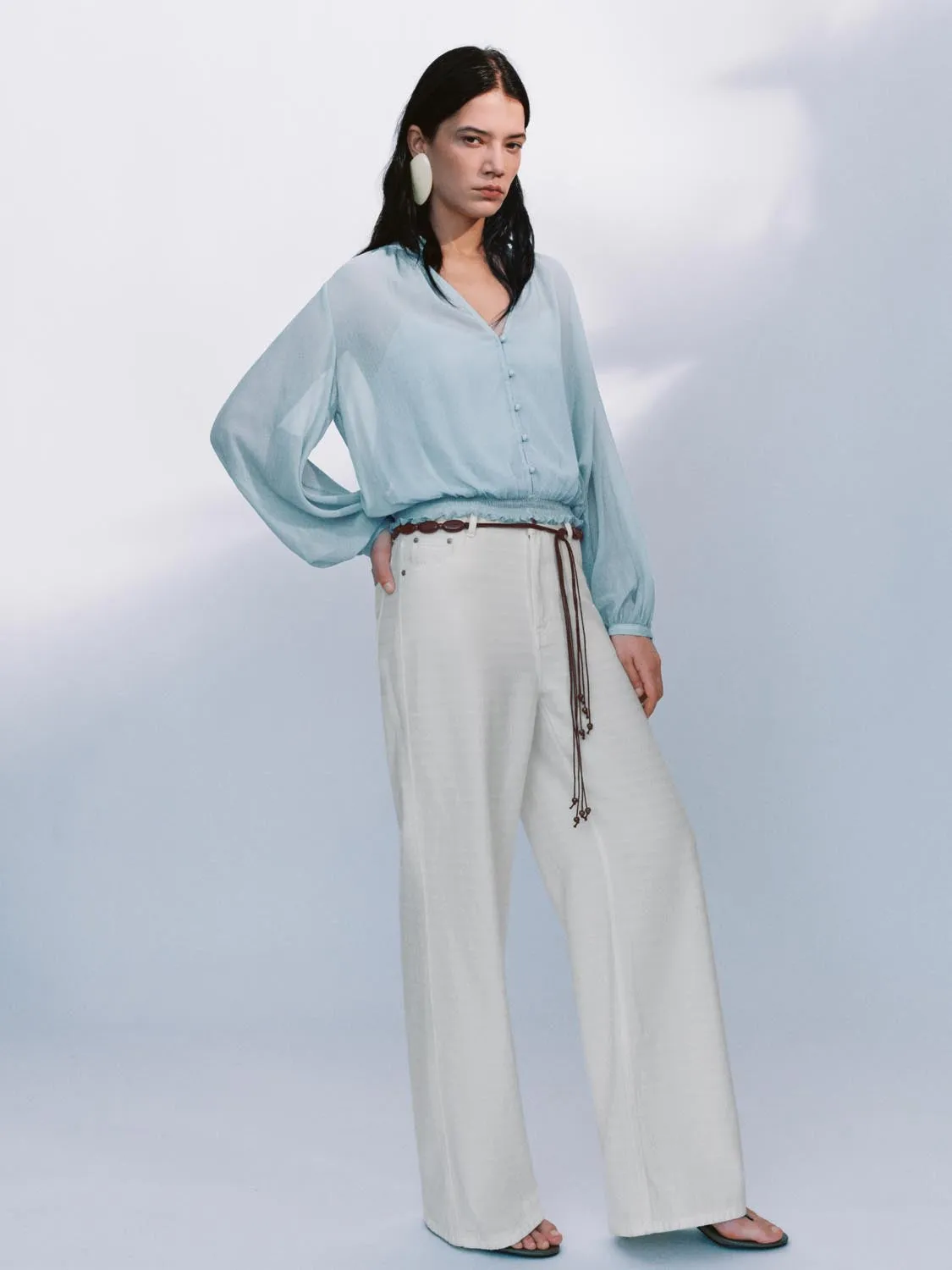 Lettuce Trim Overhead Shirt sold by Urban Revivo product image thumbnail 5
