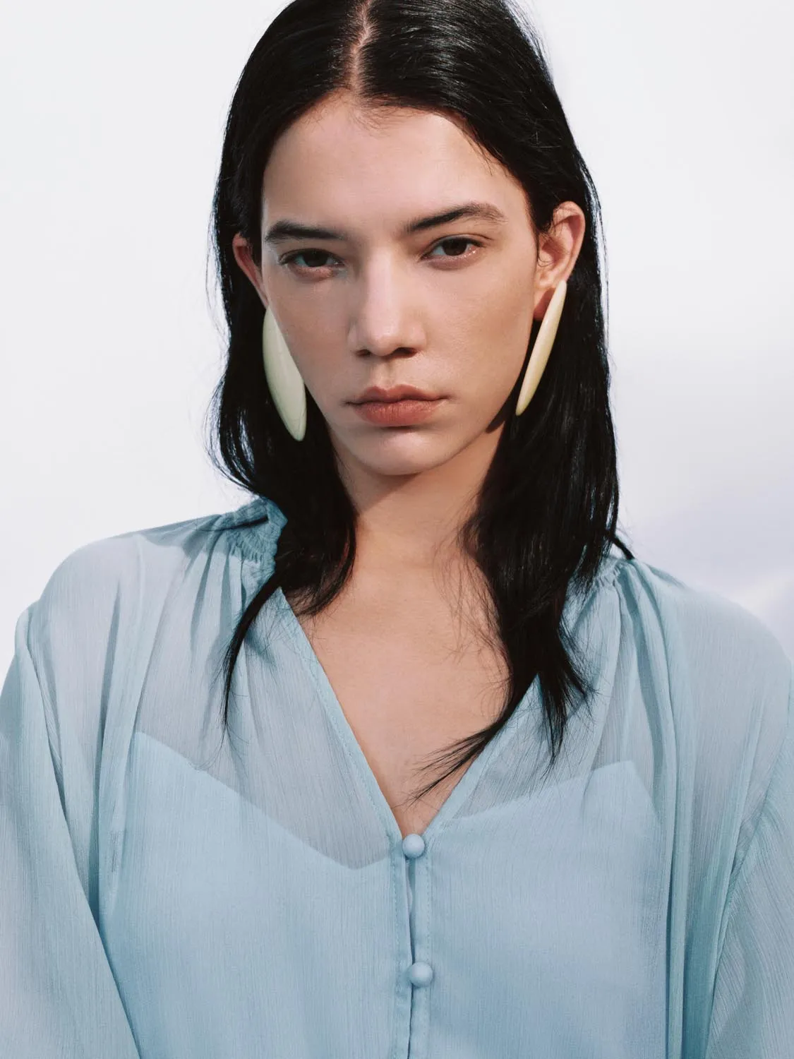 Lettuce Trim Overhead Shirt sold by Urban Revivo product image thumbnail 3