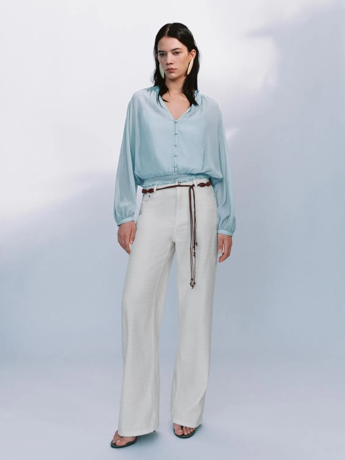 Lettuce Trim Overhead Shirt sold by Urban Revivo product image thumbnail 4