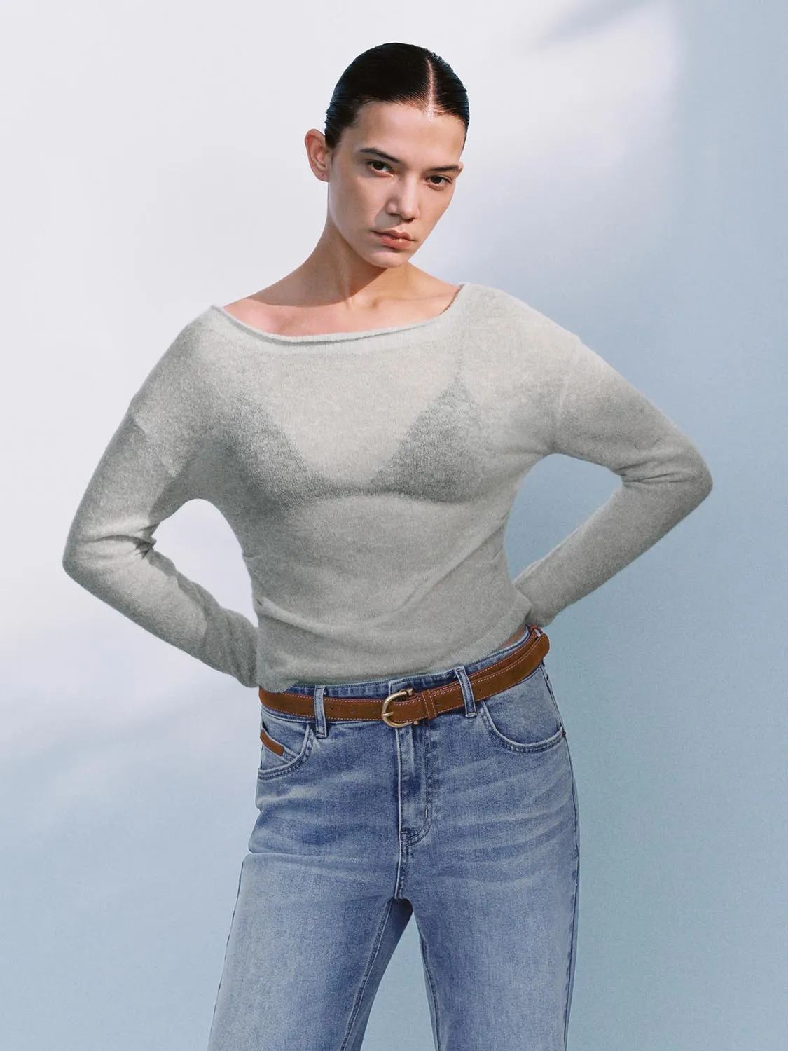 Knitted Long Sleeve T-Shirts sold by Urban Revivo