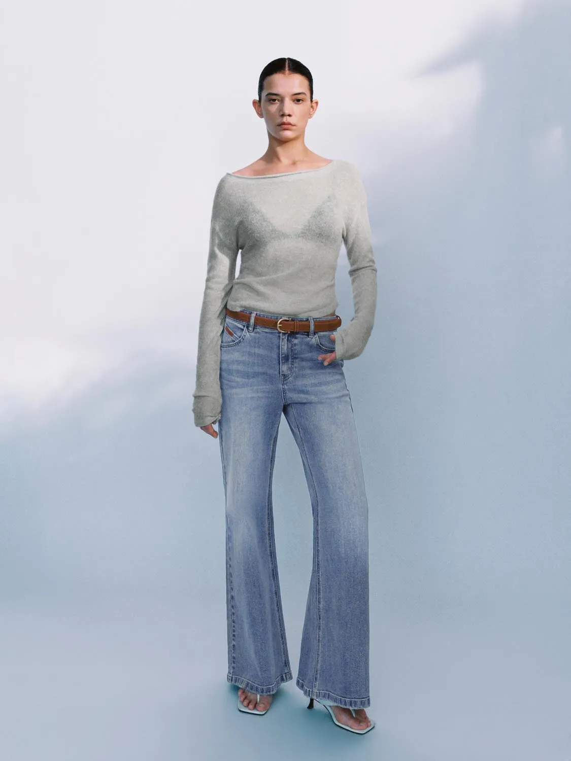 Knitted Long Sleeve T-Shirts sold by Urban Revivo product image thumbnail 5