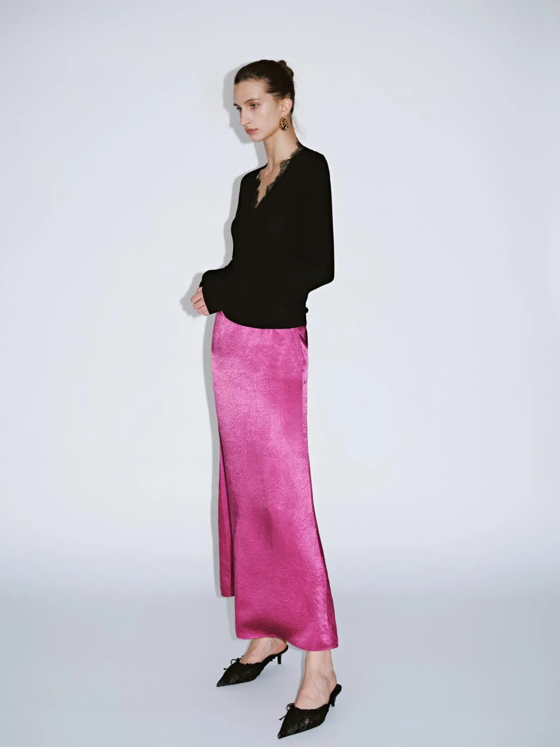 Knitted Long Sleeve T-Shirts sold by Urban Revivo product image thumbnail 4