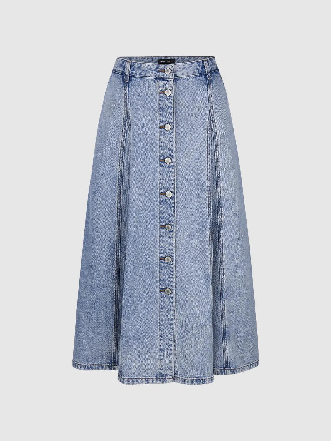 Denim Maxi Skirts sold by Urban Revivo