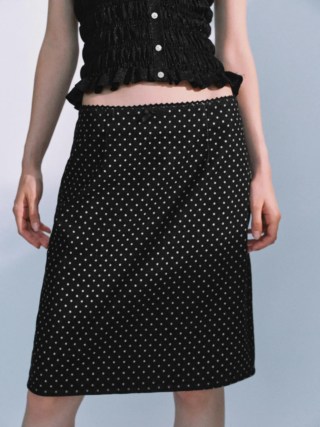 Denim Midi Skirts sold by Urban Revivo product image thumbnail 5