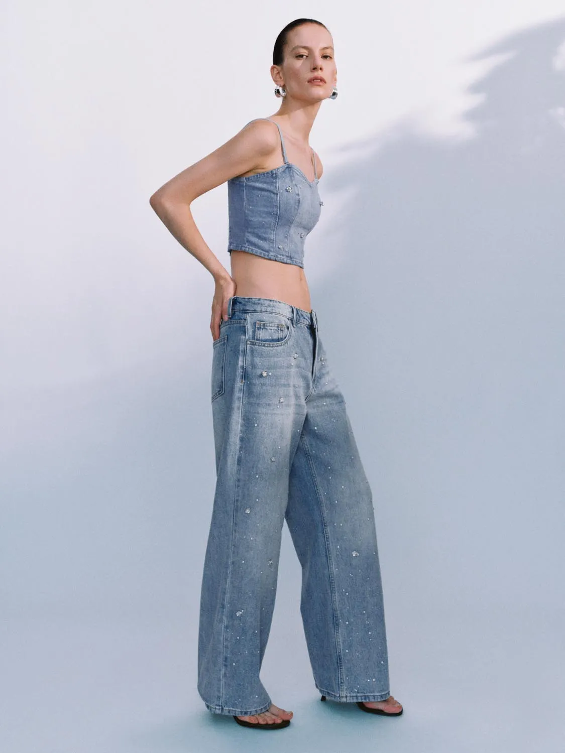 Denim Cami Tops sold by Urban Revivo product image thumbnail 5