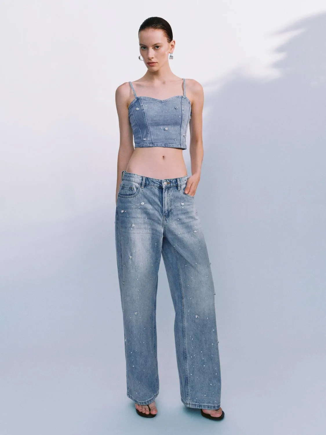 Denim Cami Tops sold by Urban Revivo product image thumbnail 4