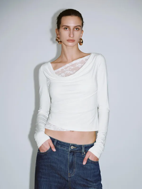 Cowl Neck T-Shirts sold by Urban Revivo