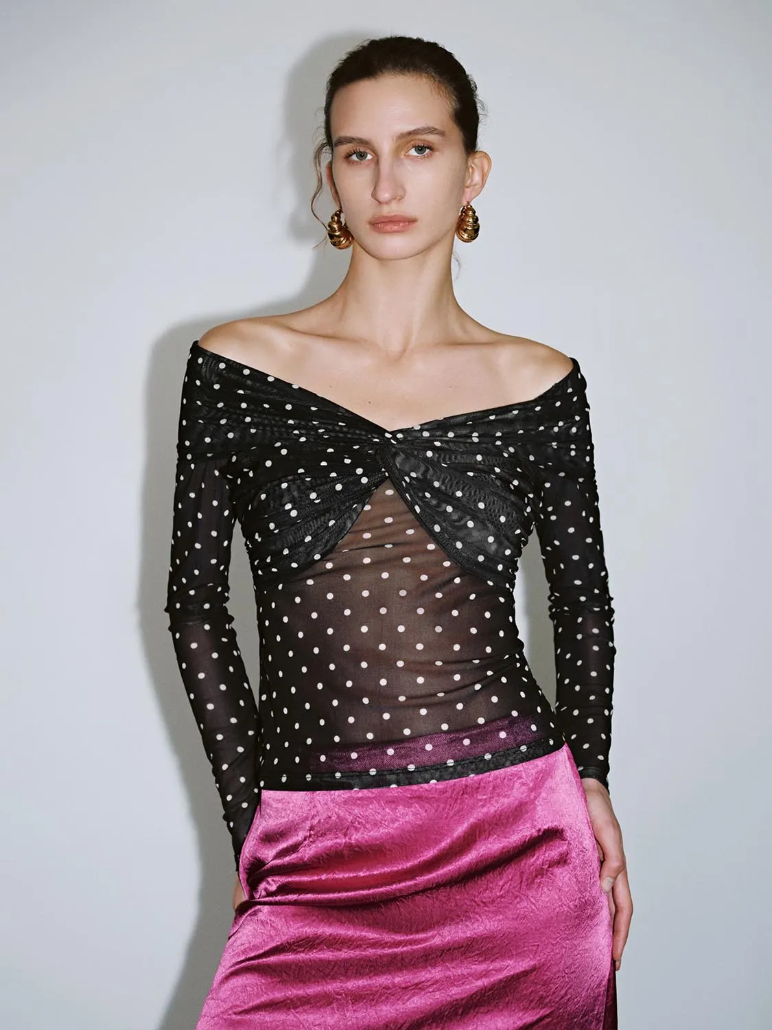 Polka Dot T-Shirts sold by Urban Revivo