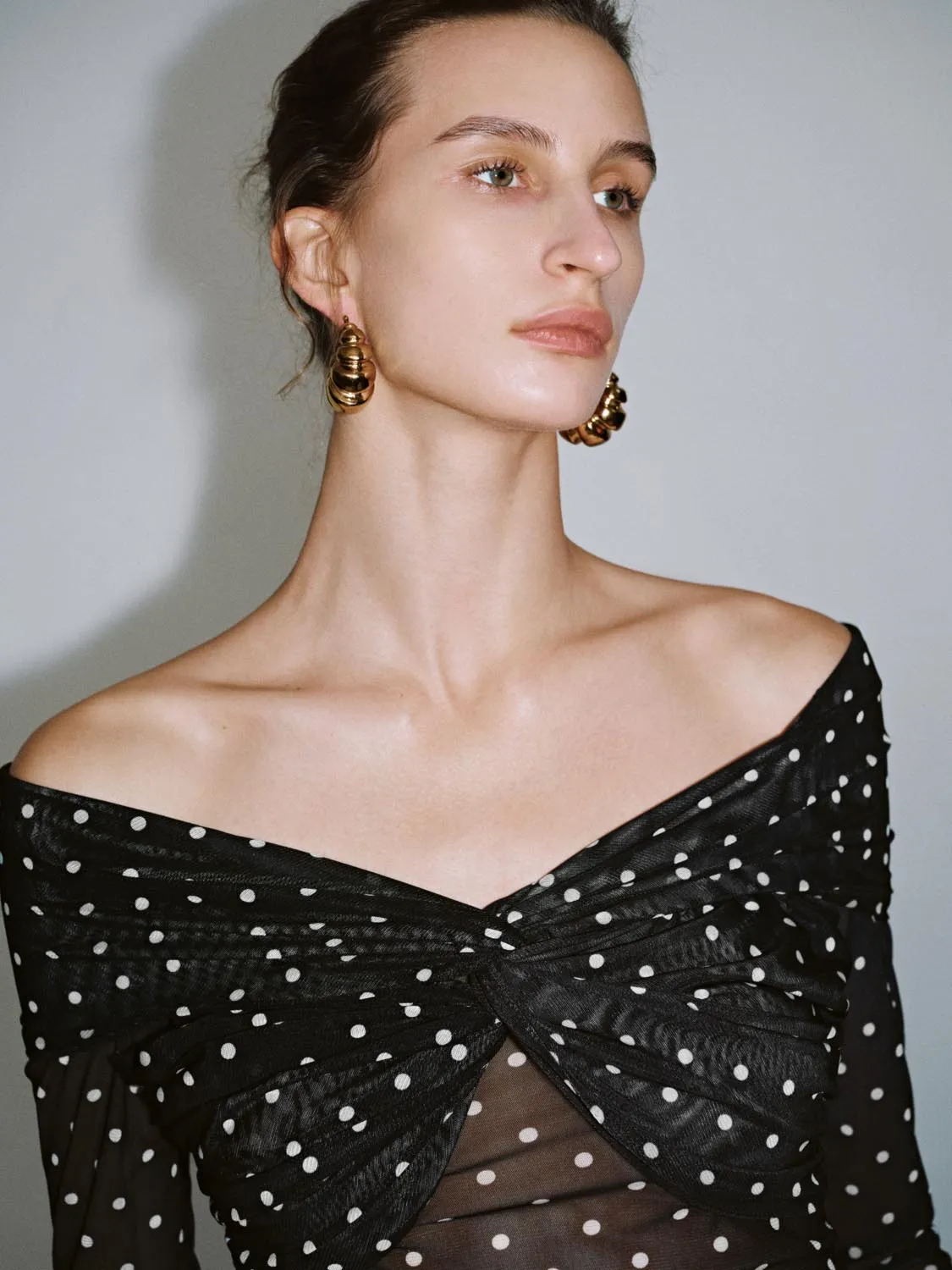 Polka Dot T-Shirts sold by Urban Revivo product image thumbnail 3