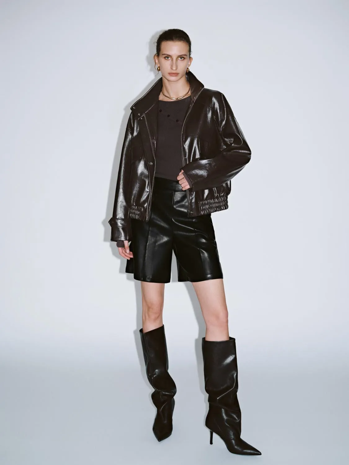 Vegan Leather Jackets sold by Urban Revivo product image thumbnail 4