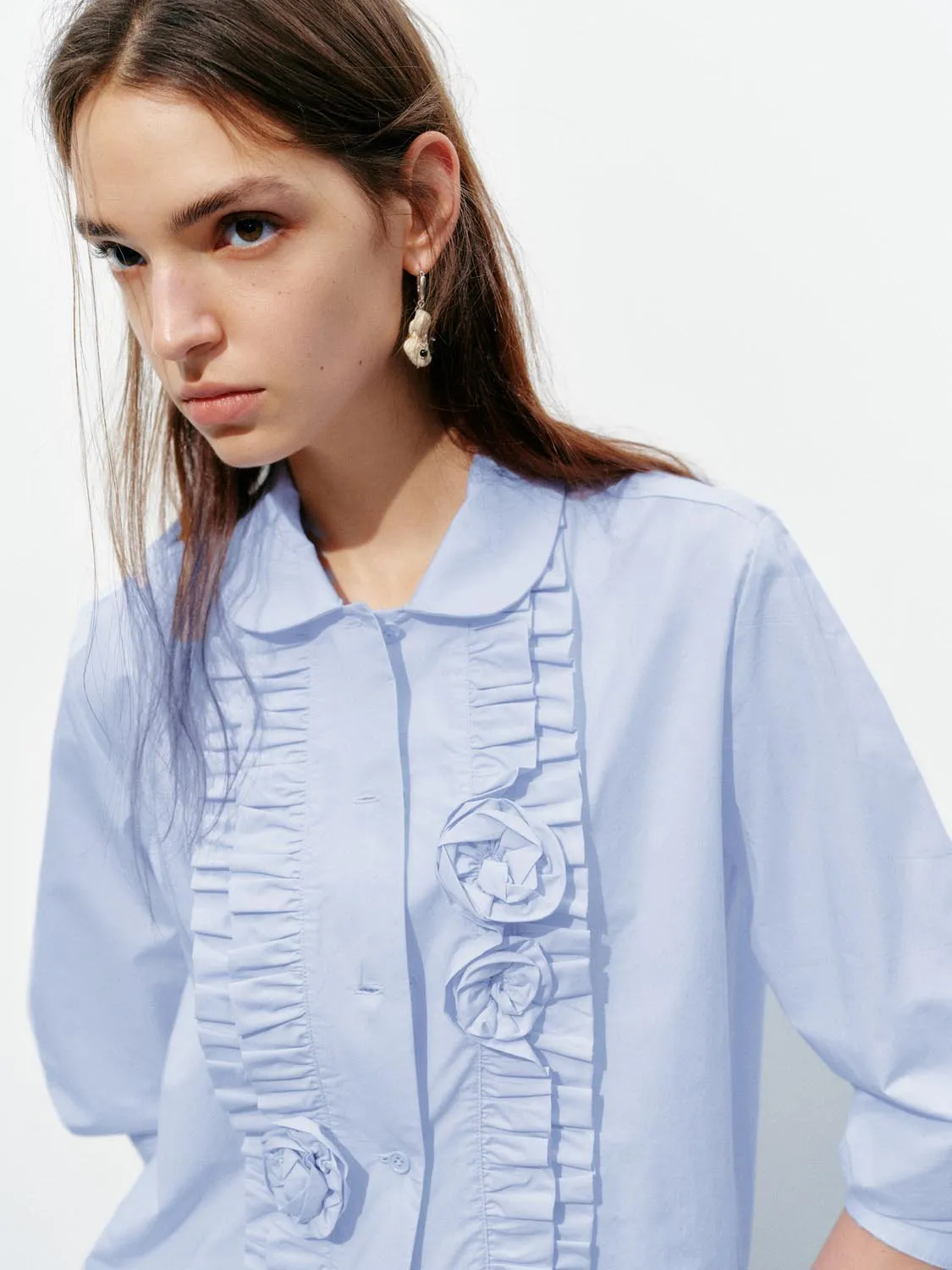 Flower Decor Shirts sold by Urban Revivo product image thumbnail 3
