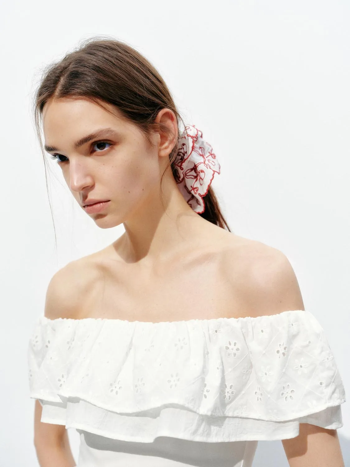 Off Shoulder Overhead Shirt sold by Urban Revivo product image thumbnail 3