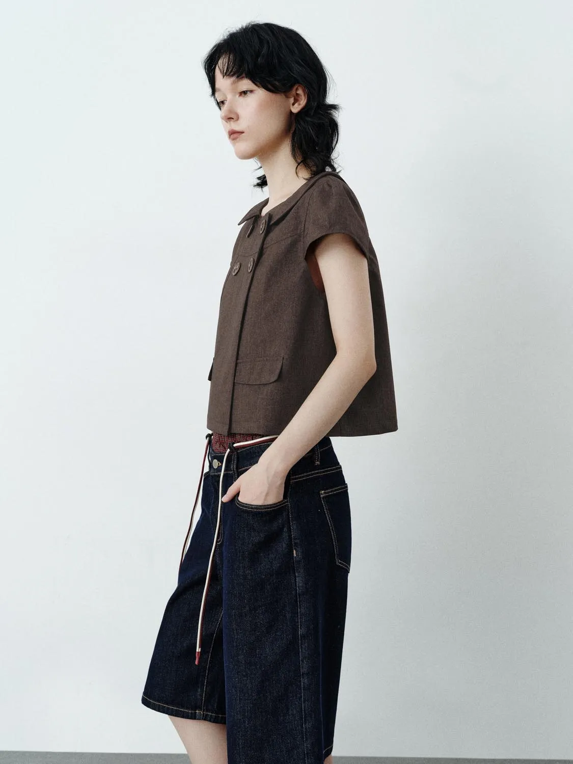 Peter Pan Collar Jackets sold by Urban Revivo product image thumbnail 2