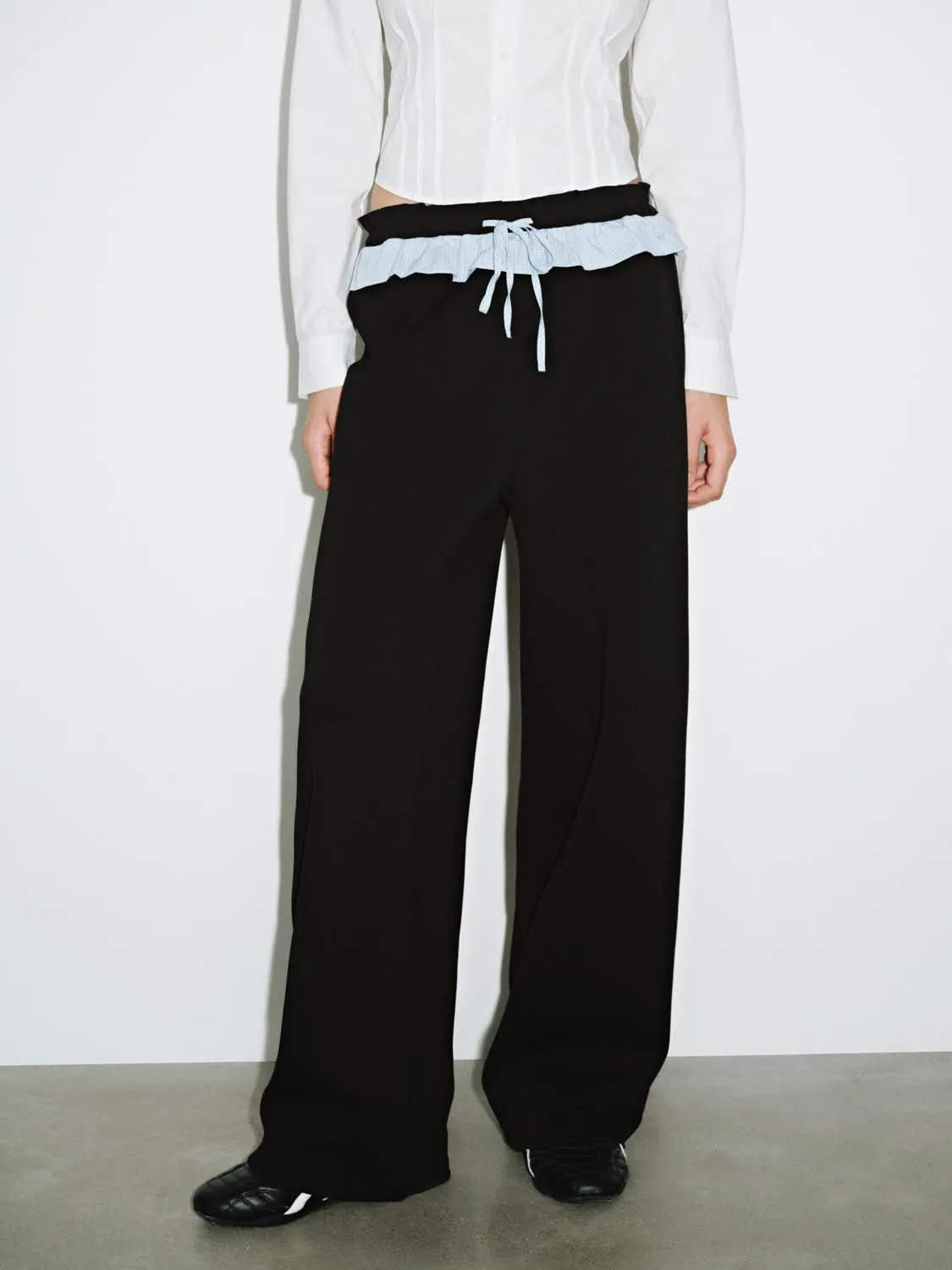 Wide-Leg Pants sold by Urban Revivo product image thumbnail 2