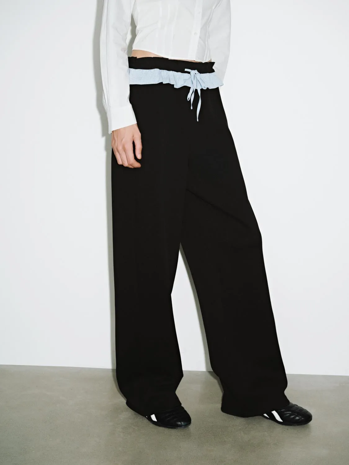 Wide-Leg Pants sold by Urban Revivo product image thumbnail 3