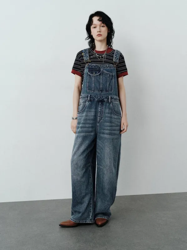 Vogue Denim Overalls sold by Urban Revivo