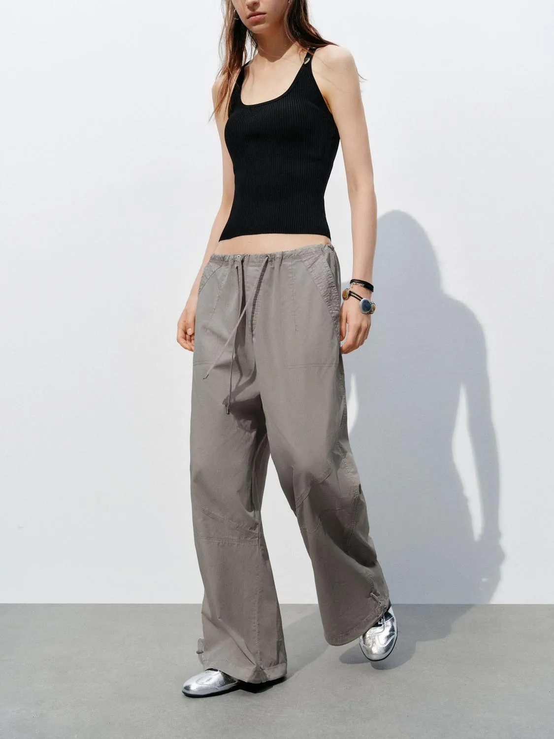 Wide-Leg Pants sold by Urban Revivo product image thumbnail 3