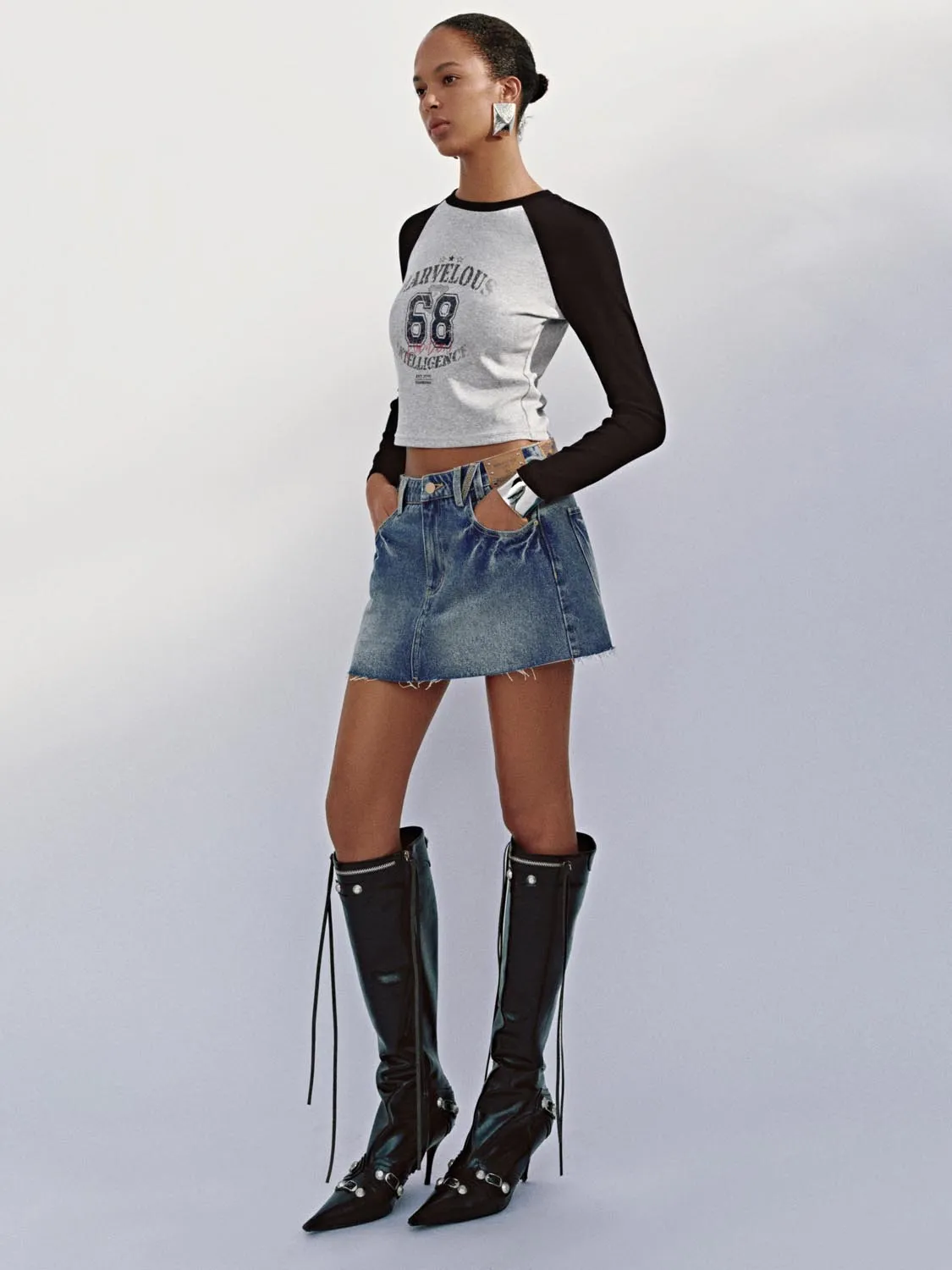 Cropped T-Shirts sold by Urban Revivo product image thumbnail 4