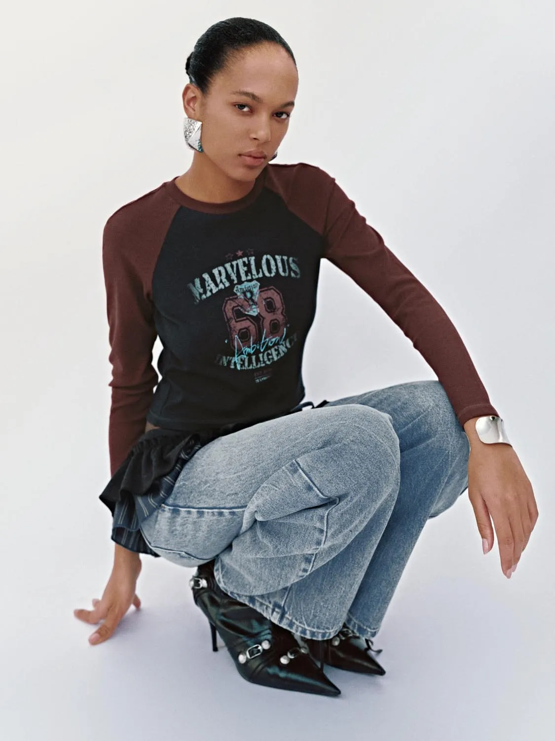 Cropped T-Shirts sold by Urban Revivo product image thumbnail 3