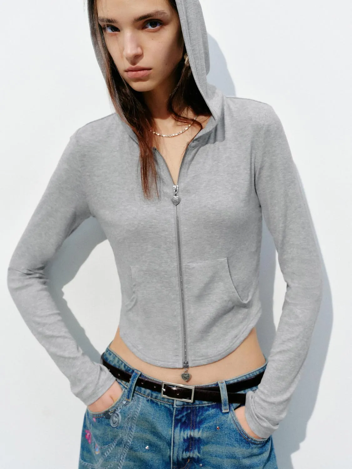 Zip Up Front Jackets sold by Urban Revivo product image thumbnail 2