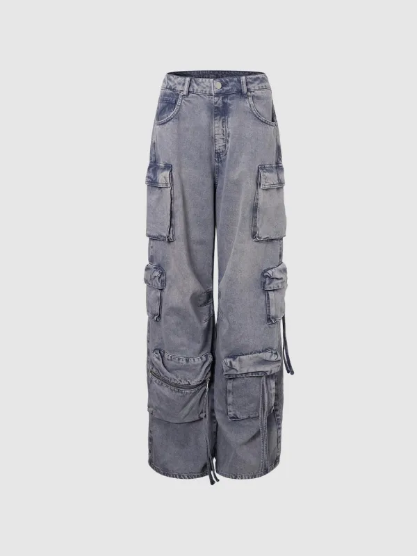 Flap Pocket Denim Jeans sold by Urban Revivo
