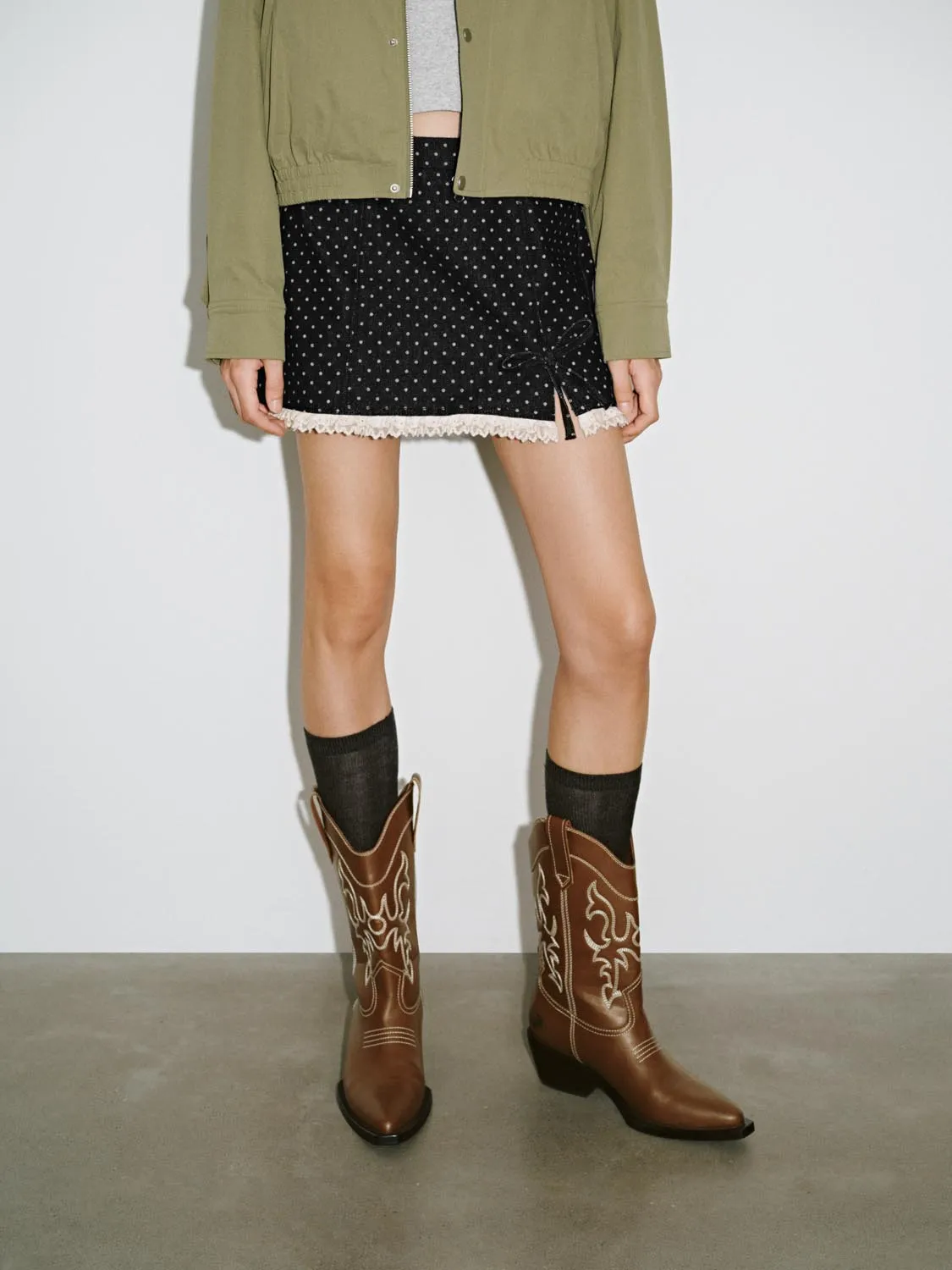 Denim Mini Skirts sold by Urban Revivo product image thumbnail 2