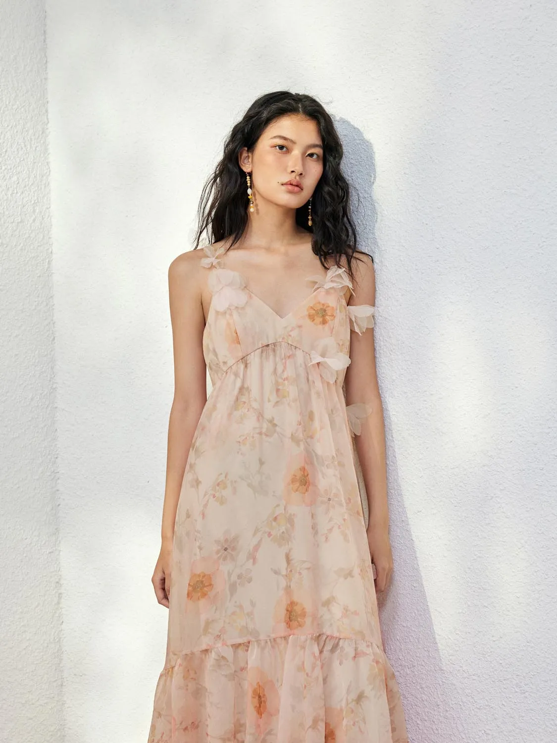 Floral Decor A-Line Maxi Dresses sold by Urban Revivo product image thumbnail 3