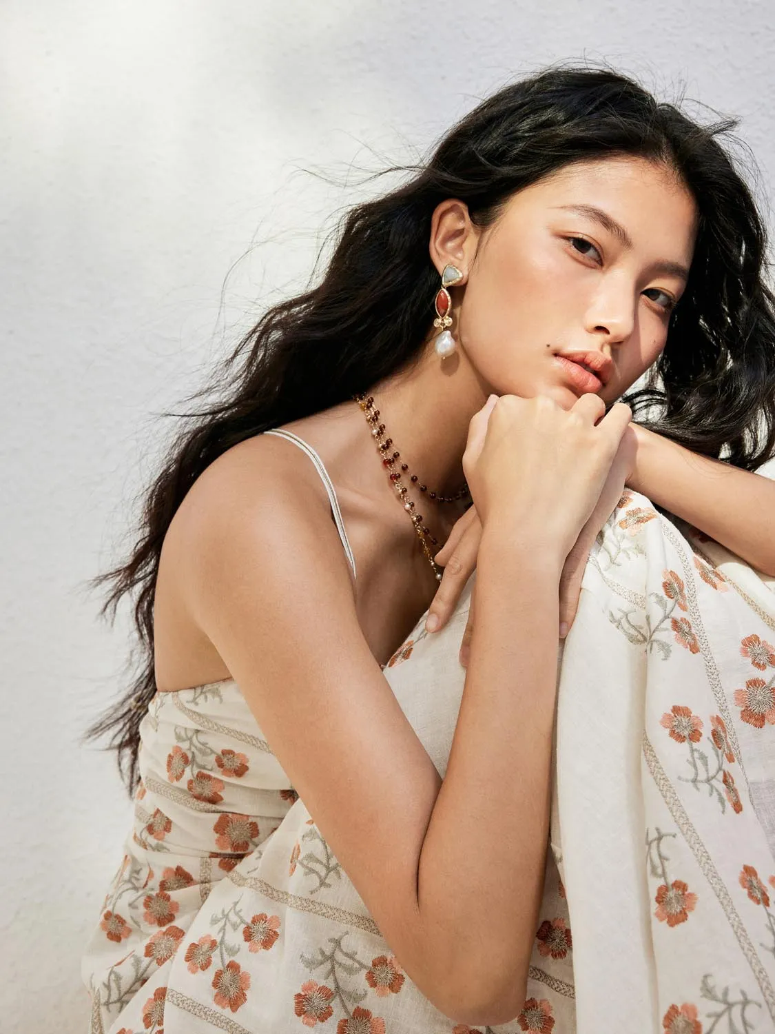 Halter Neck Floral A-Line Mini Dresses sold by Urban Revivo product image thumbnail 3