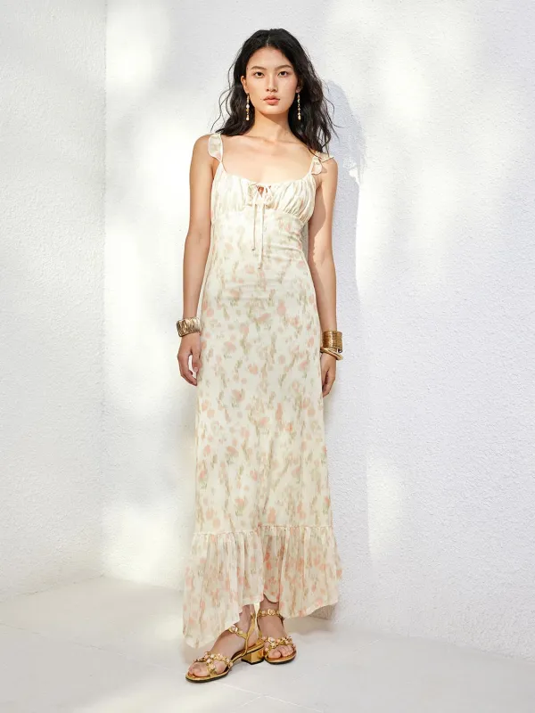 Floral A-Line Maxi Dresses sold by Urban Revivo