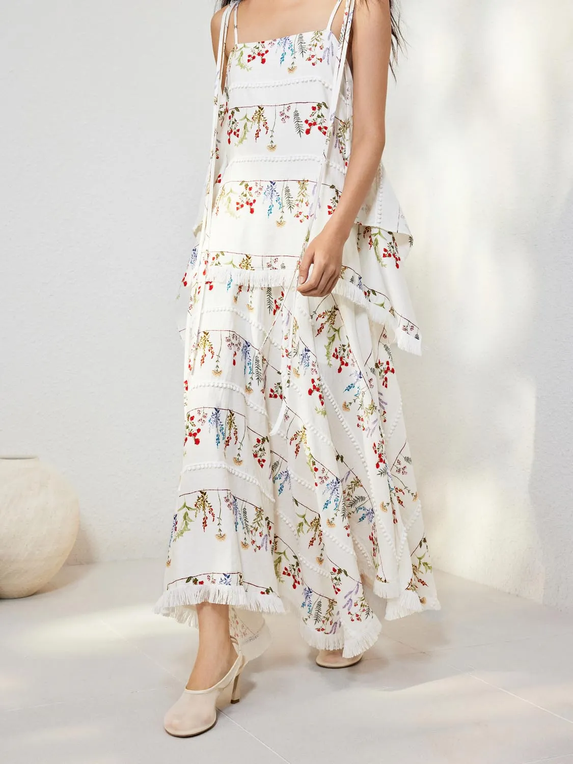 Floral A-Line Maxi Skirts sold by Urban Revivo product image thumbnail 3