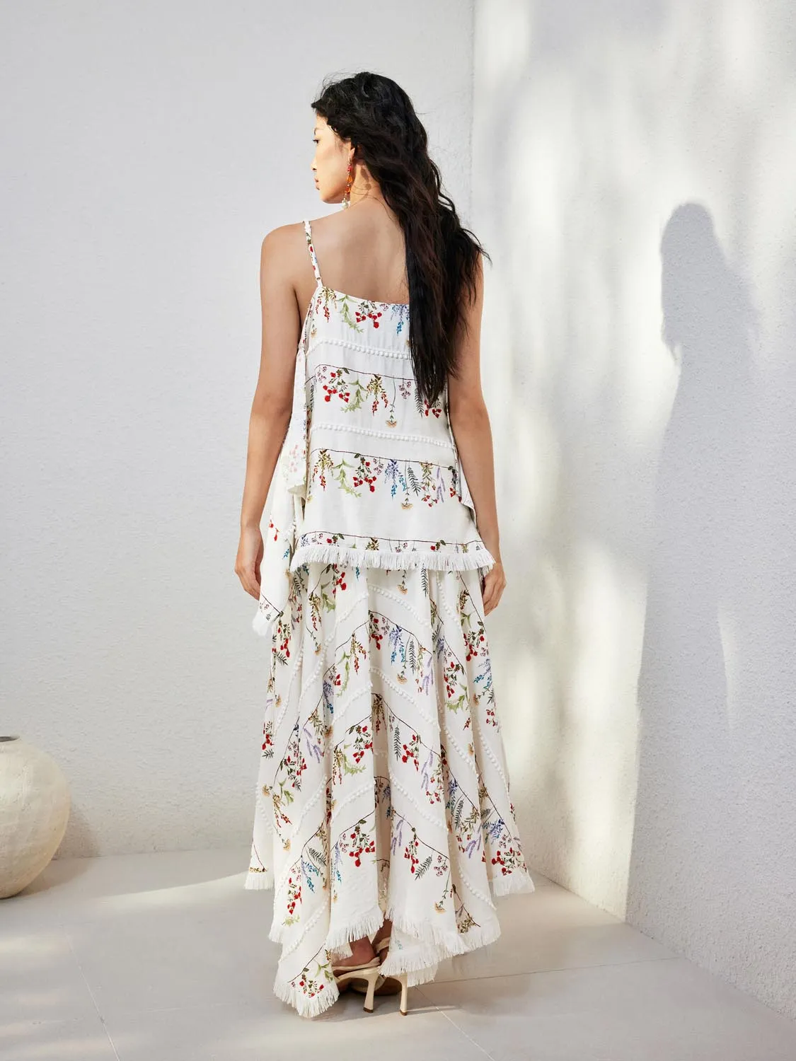 Floral A-Line Maxi Skirts sold by Urban Revivo product image thumbnail 4