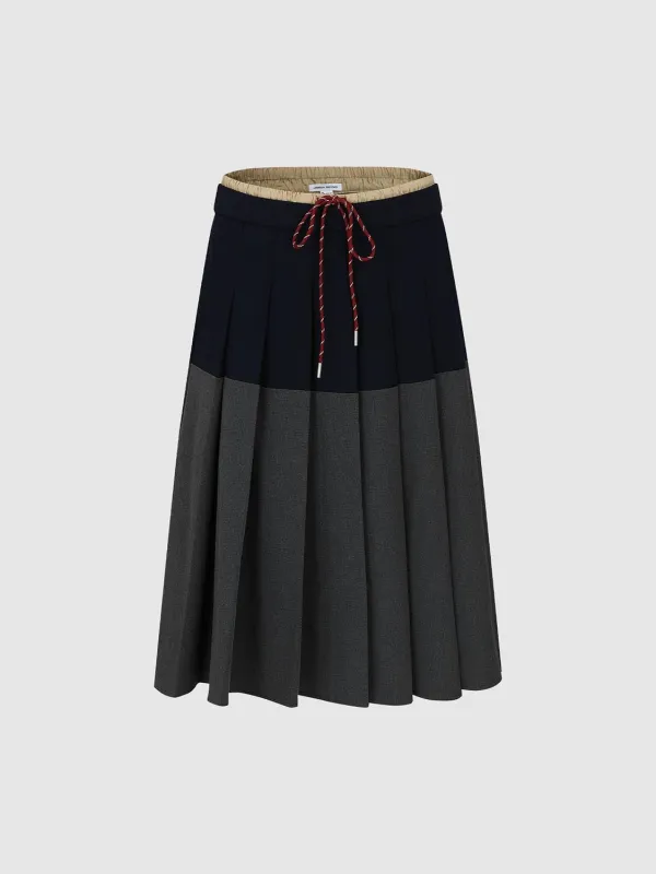 Pleated A-Line Skirts sold by Urban Revivo