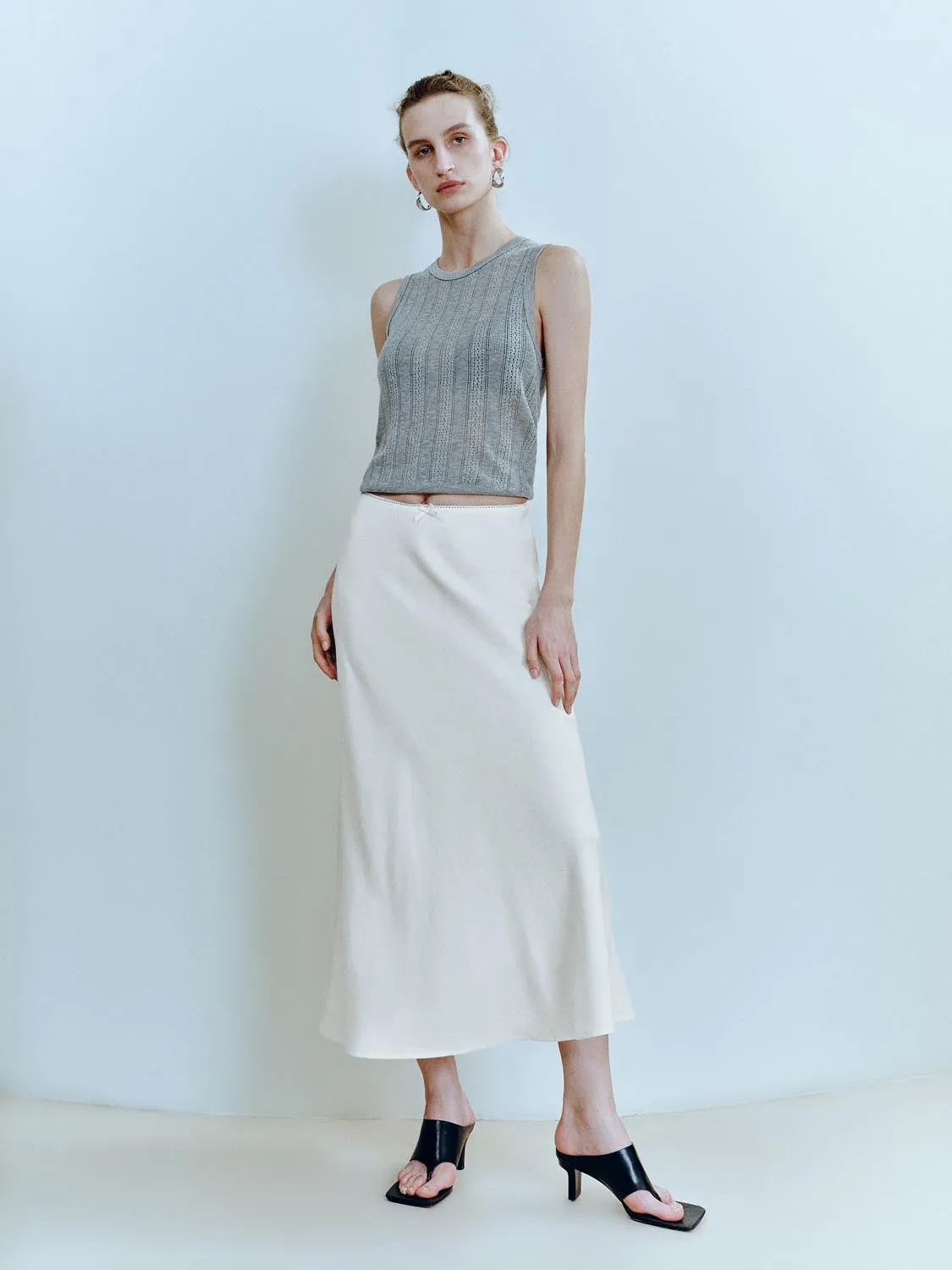 Denim Maxi Skirts sold by Urban Revivo product image thumbnail 4