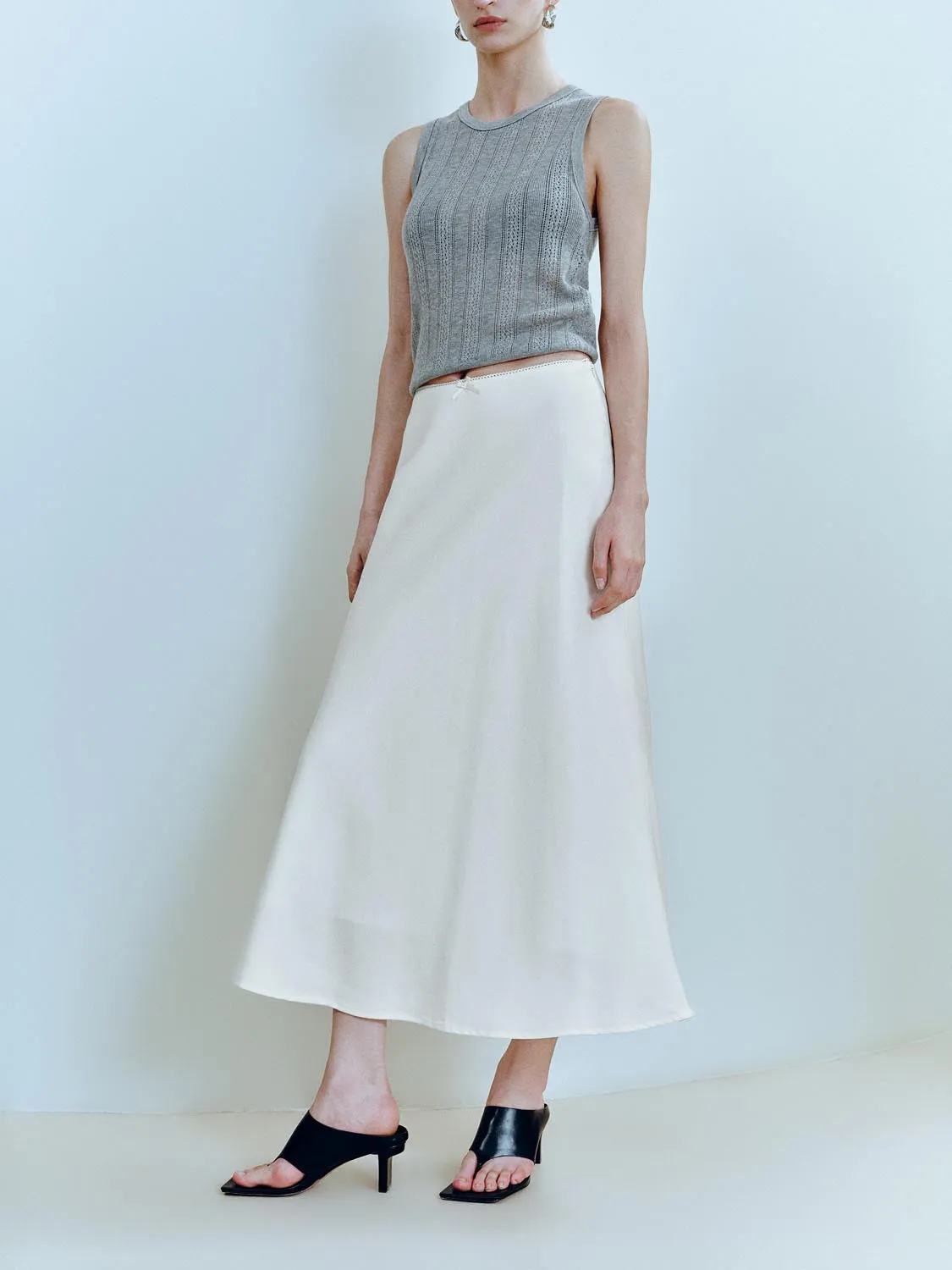 Denim Maxi Skirts sold by Urban Revivo product image thumbnail 3