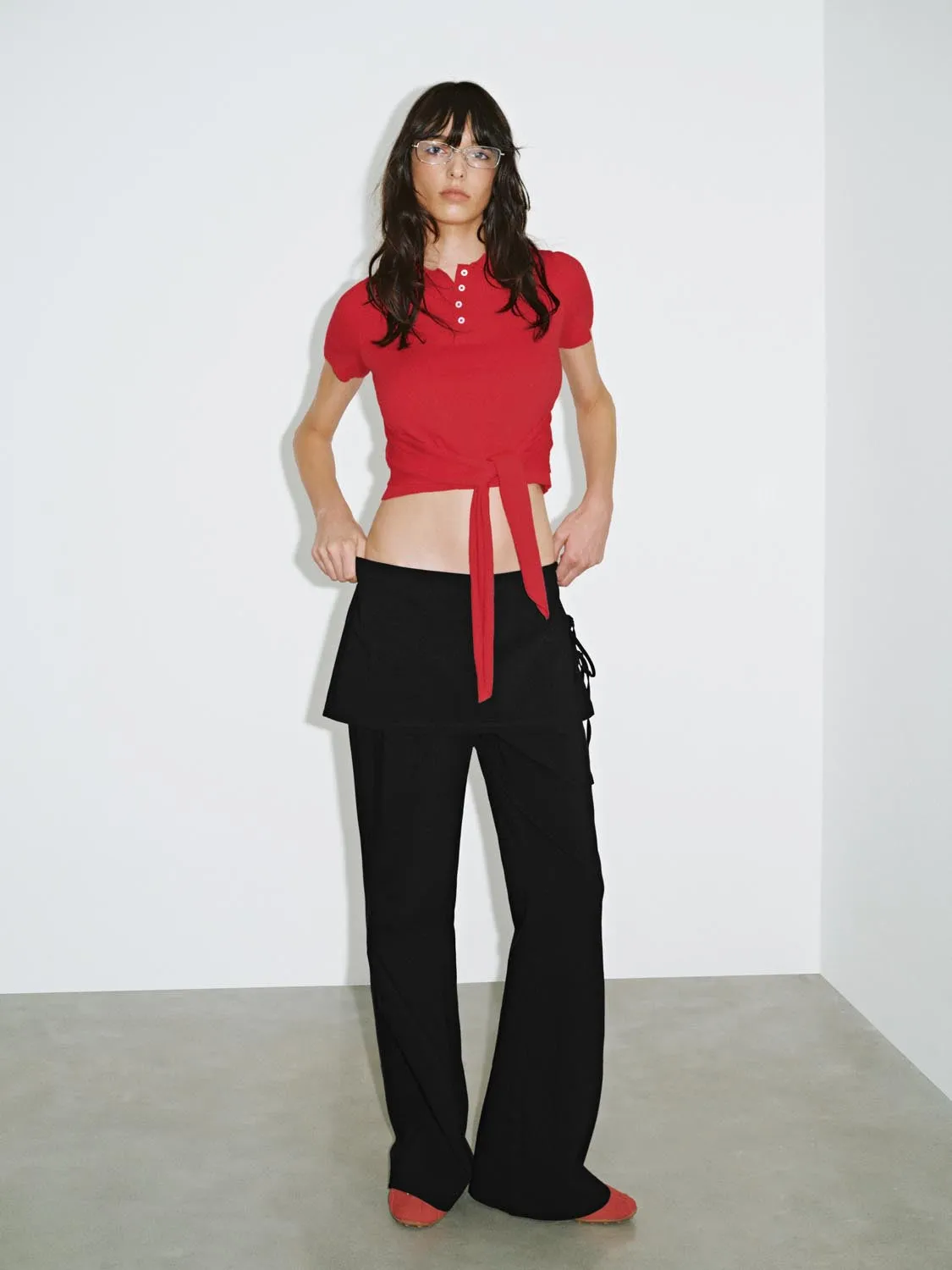 Knitted Short Sleeve T-Shirts sold by Urban Revivo product image thumbnail 4