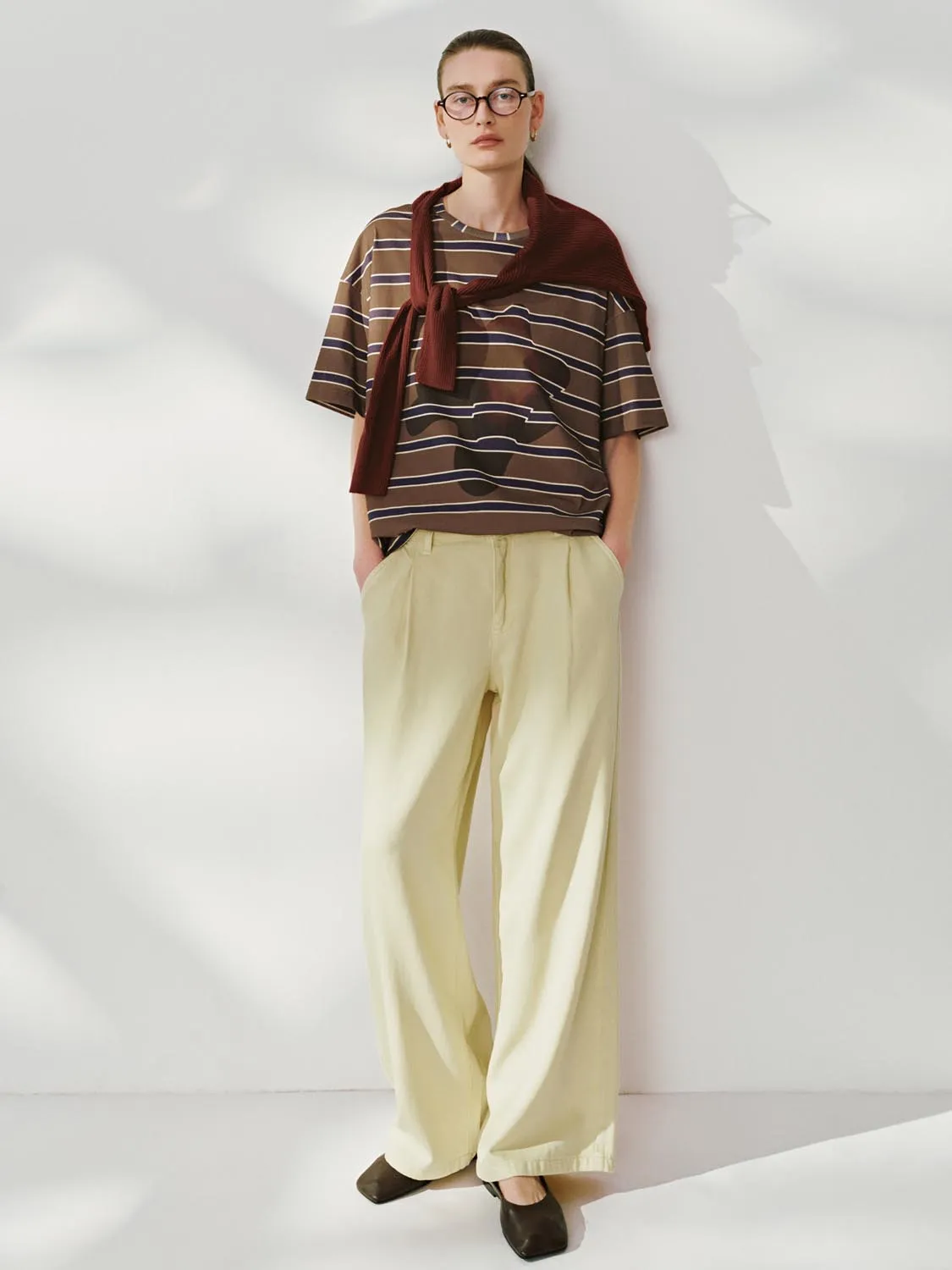 Striped Short Sleeve T-Shirts sold by Urban Revivo product image thumbnail 4