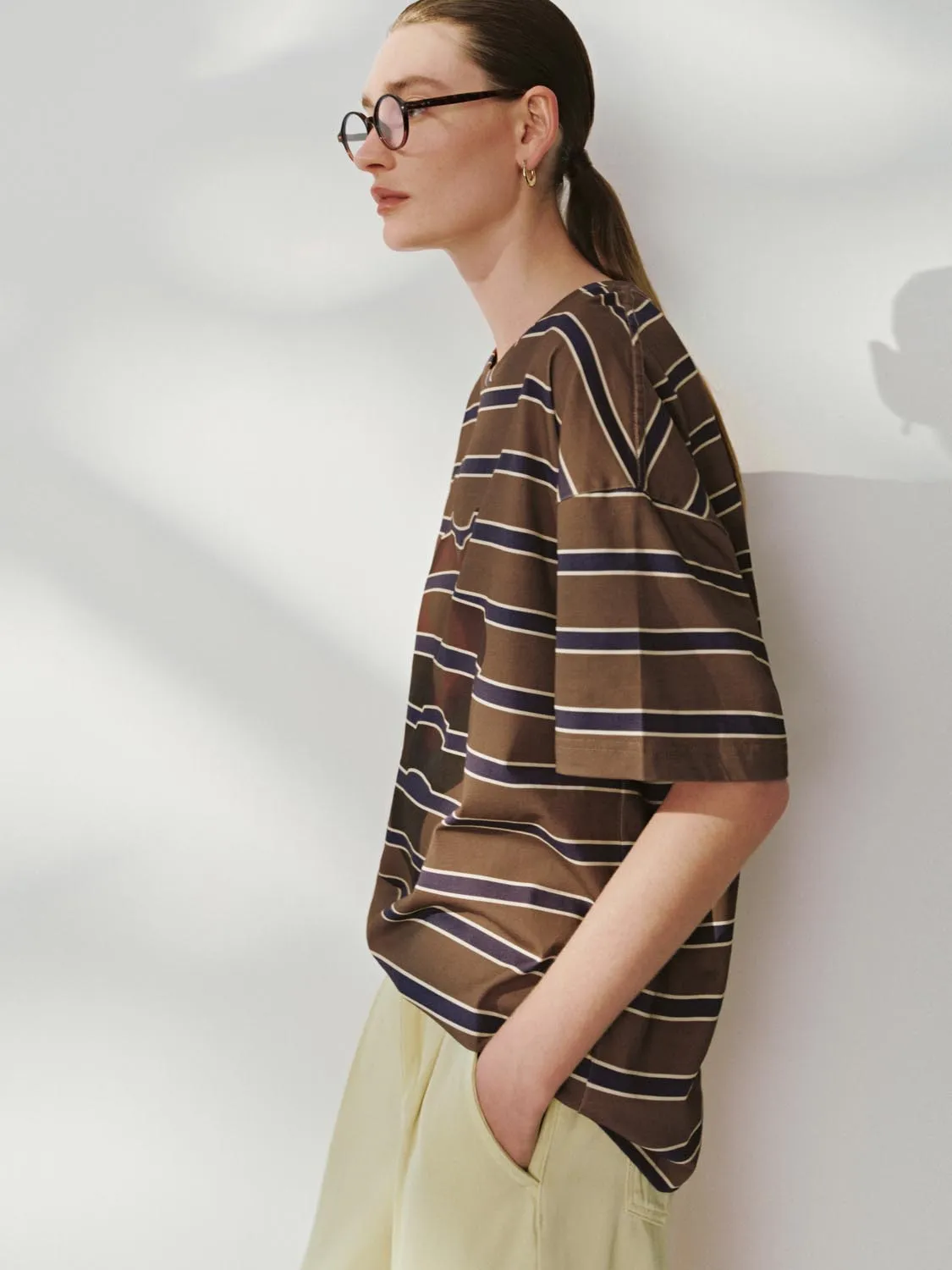 Striped Short Sleeve T-Shirts sold by Urban Revivo product image thumbnail 2