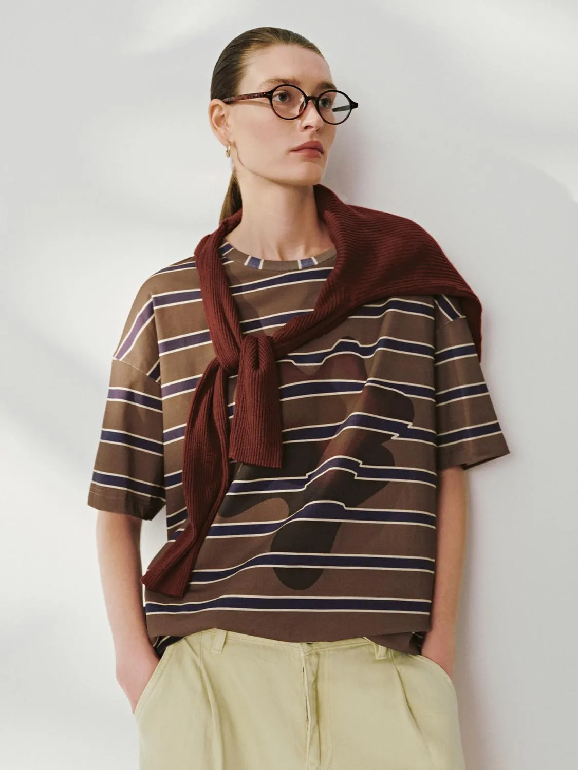 Striped Short Sleeve T-Shirts sold by Urban Revivo