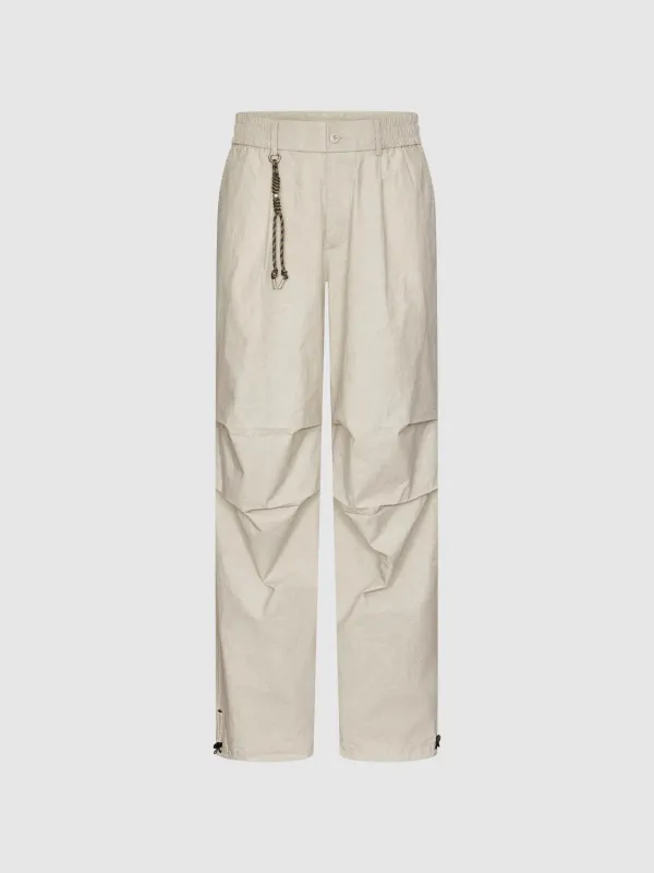 Ruched Wide-Leg Pants sold by Urban Revivo