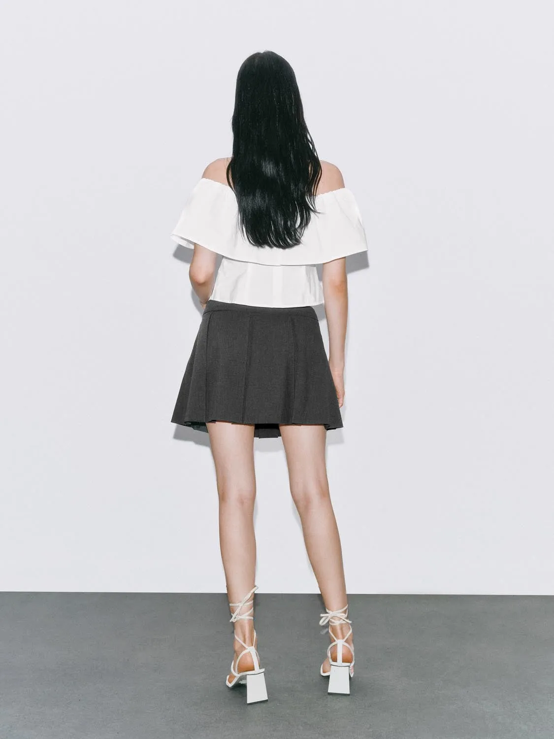 Pleated A-Line Mini Skirts sold by Urban Revivo product image thumbnail 4