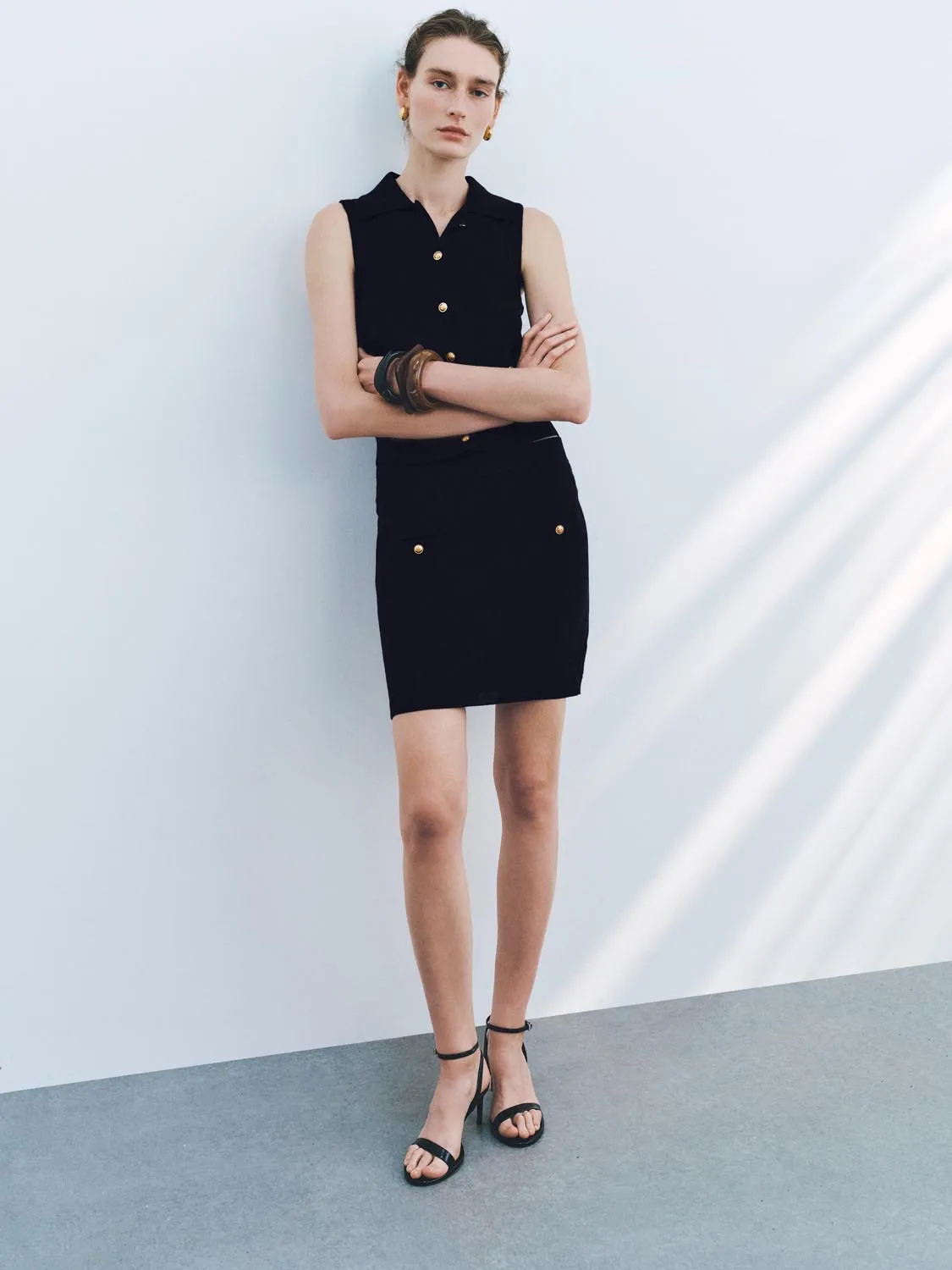 Knitted Sleeveless Cardigans sold by Urban Revivo product image thumbnail 5